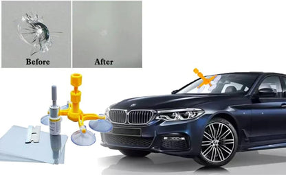 Car Windscreen Repair Kit – Fix Chips, Cracks & Bullseye Damage with Ease