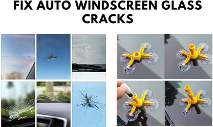 Car Windscreen Repair Kit – Fix Chips, Cracks & Bullseye Damage with Ease