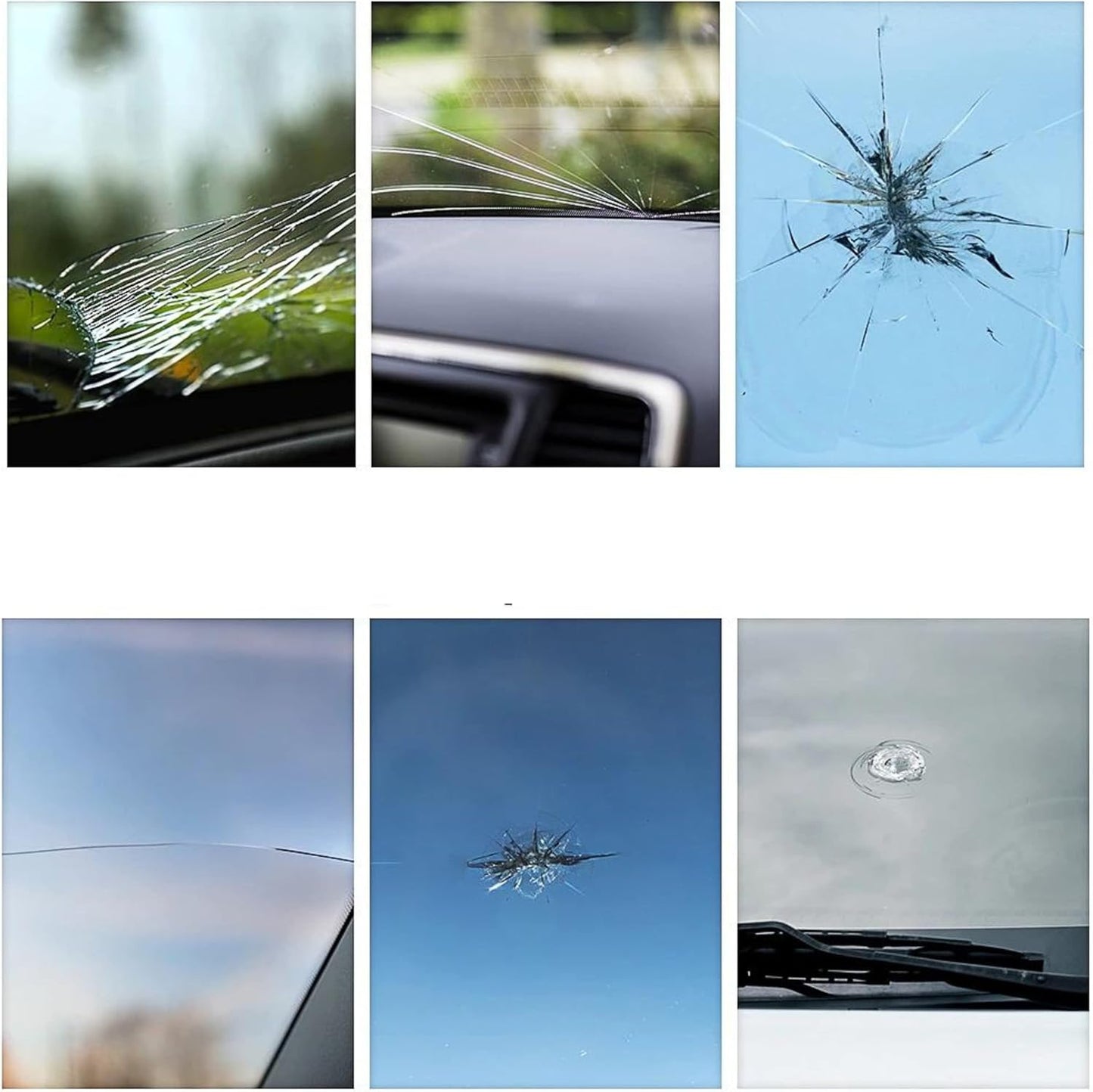 Car Windscreen Repair Kit – Fix Chips, Cracks & Bullseye Damage with Ease