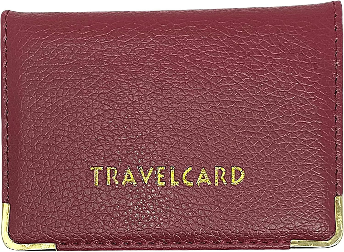 Leather Oyster Card Holder – Travel Wallet for Bus Pass & Rail Card Protection